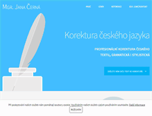 Tablet Screenshot of korekturacj.cz